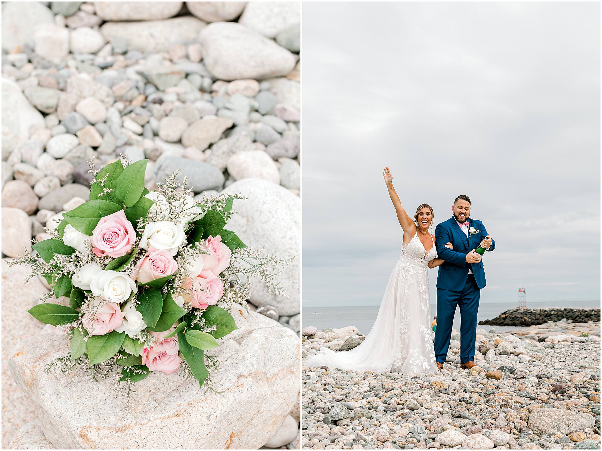 scituate lighthouse wedding photos