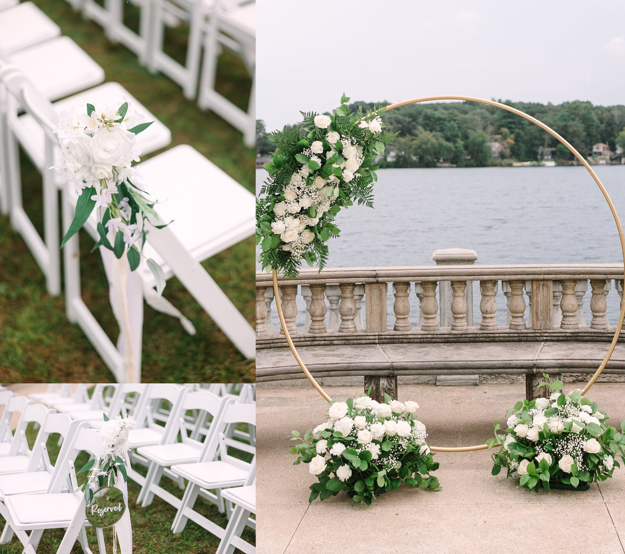 Massachusetts waterfront wedding ceremony venue
