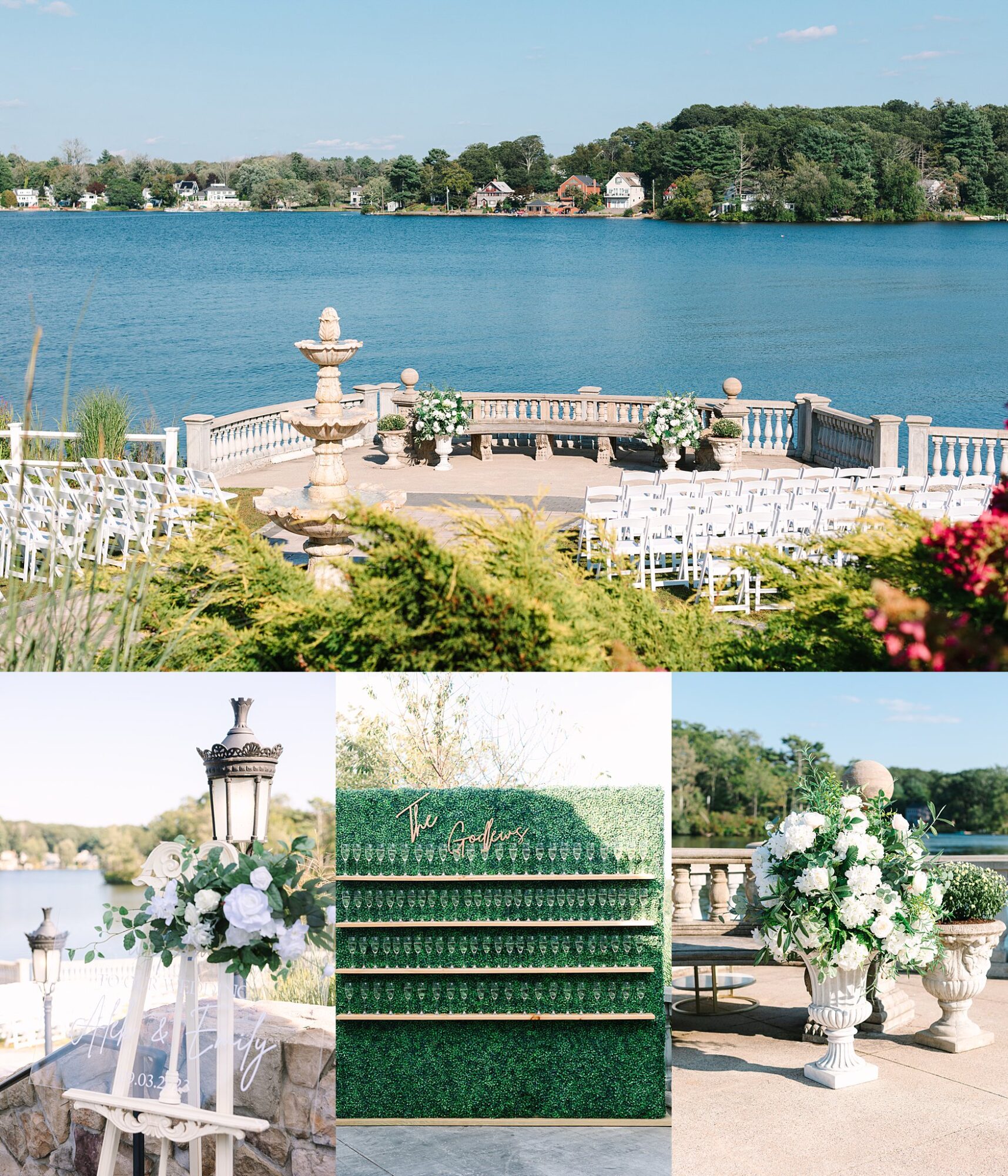 massachusetts lakefront wedding Grand View